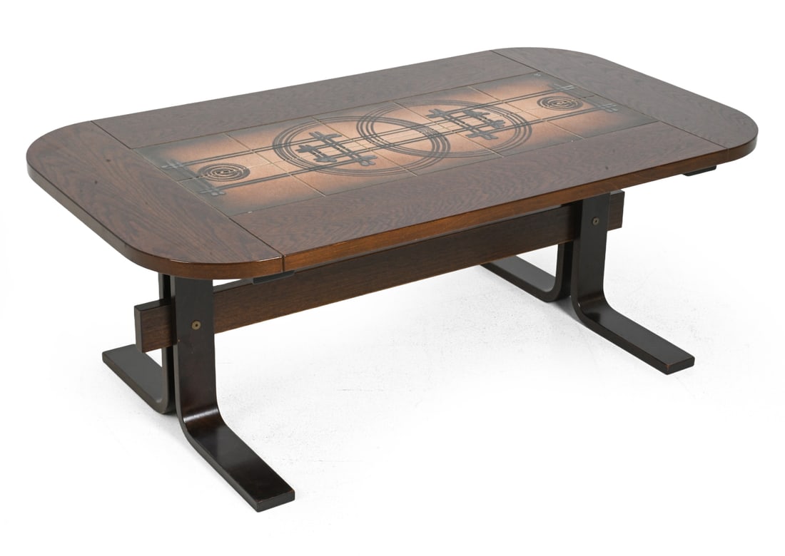 STYLE OF GANGSO DANISH OAK & TILE COFFEE TABLE (1 of 14)