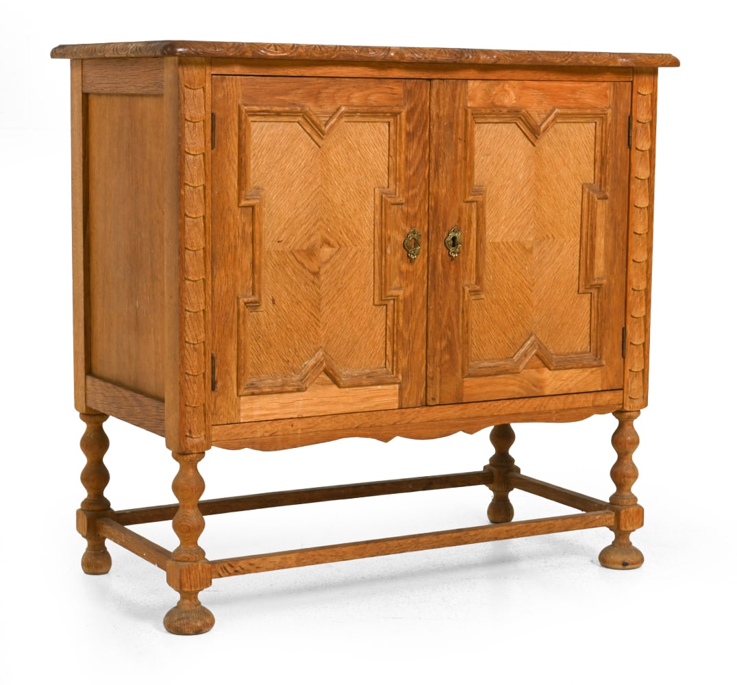 STYLE OF KJAERNULF DANISH OAK CABINET C. 1960S (1 of 13)