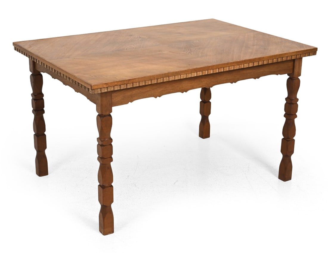 KJAERNULF STYLE DANISH OAK DINING TABLE C. 1960S (1 of 1)
