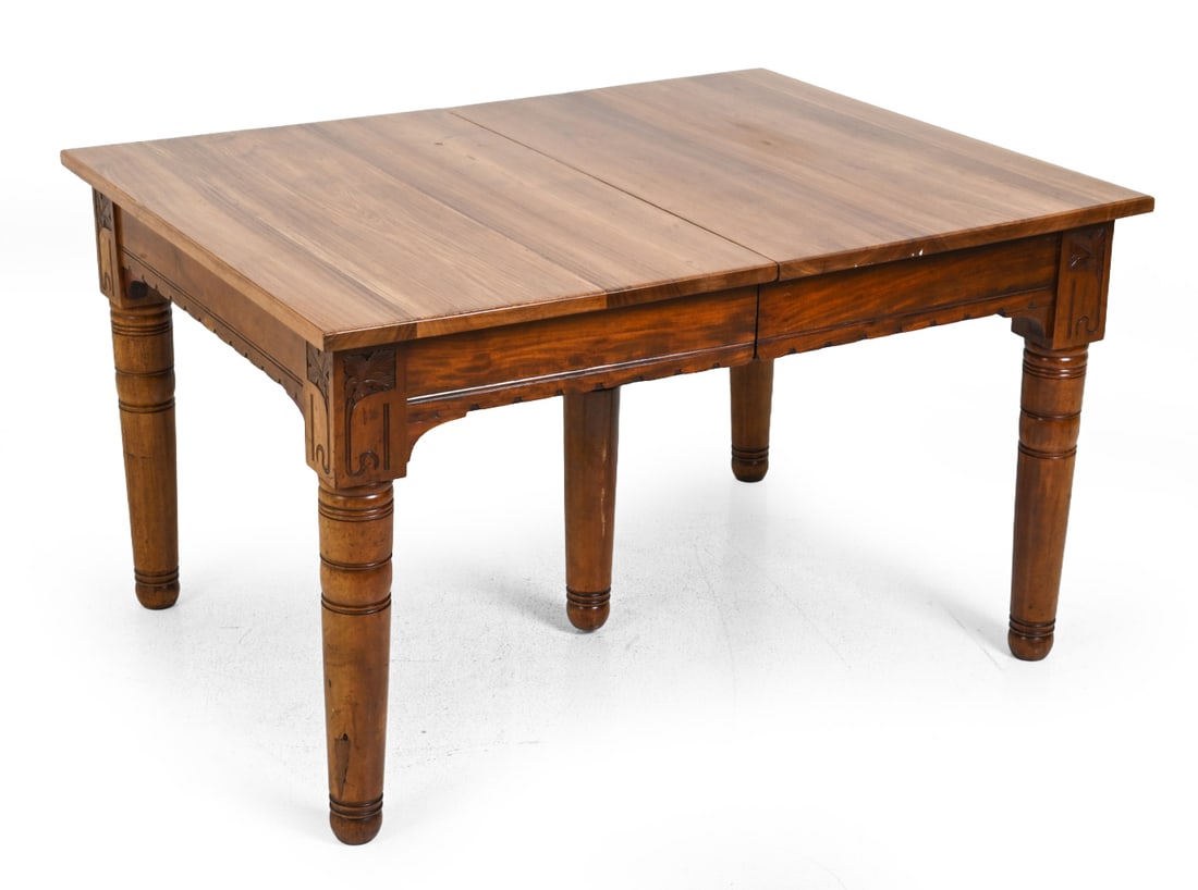 ANTIQUE WALNUT DINING TABLE (1 of 1)