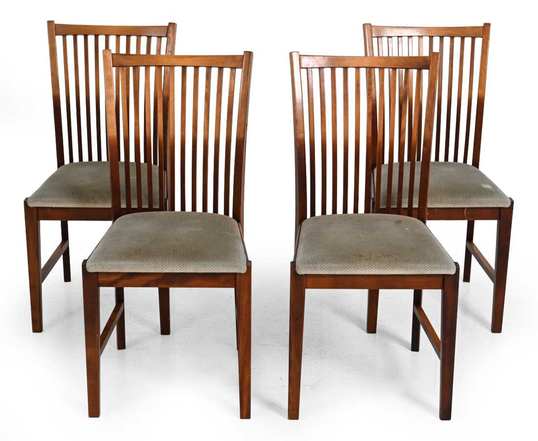 (4) FARSTRUP DANISH DINING CHAIRS C. 1960S (1 of 1)