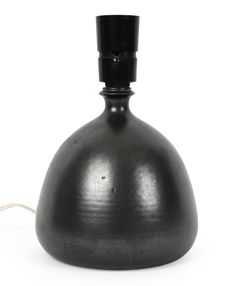 BIRTHE SAHL DANISH CERAMIC TABLE LAMP C. 1970S