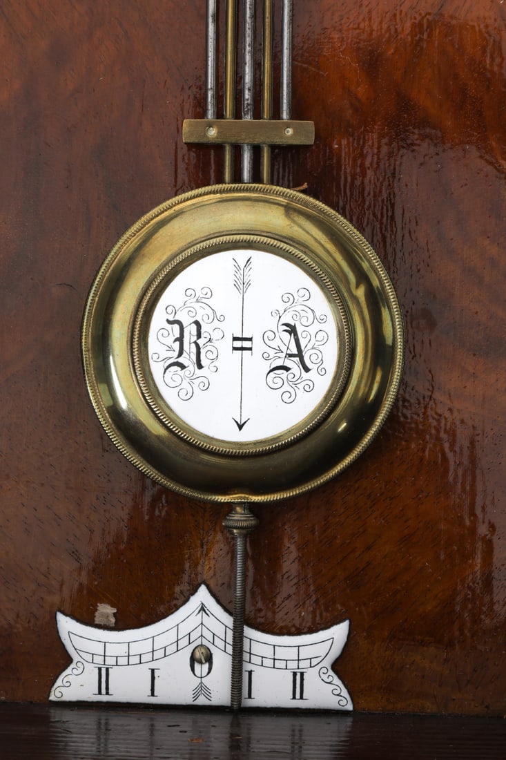 JUNGHANS GERMAN WALNUT VIENNA WALL CLOCK - 13