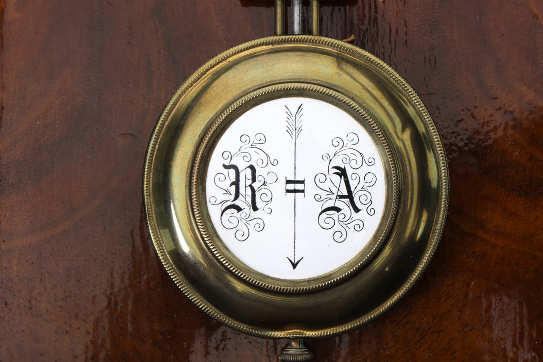 JUNGHANS GERMAN WALNUT VIENNA WALL CLOCK - 14