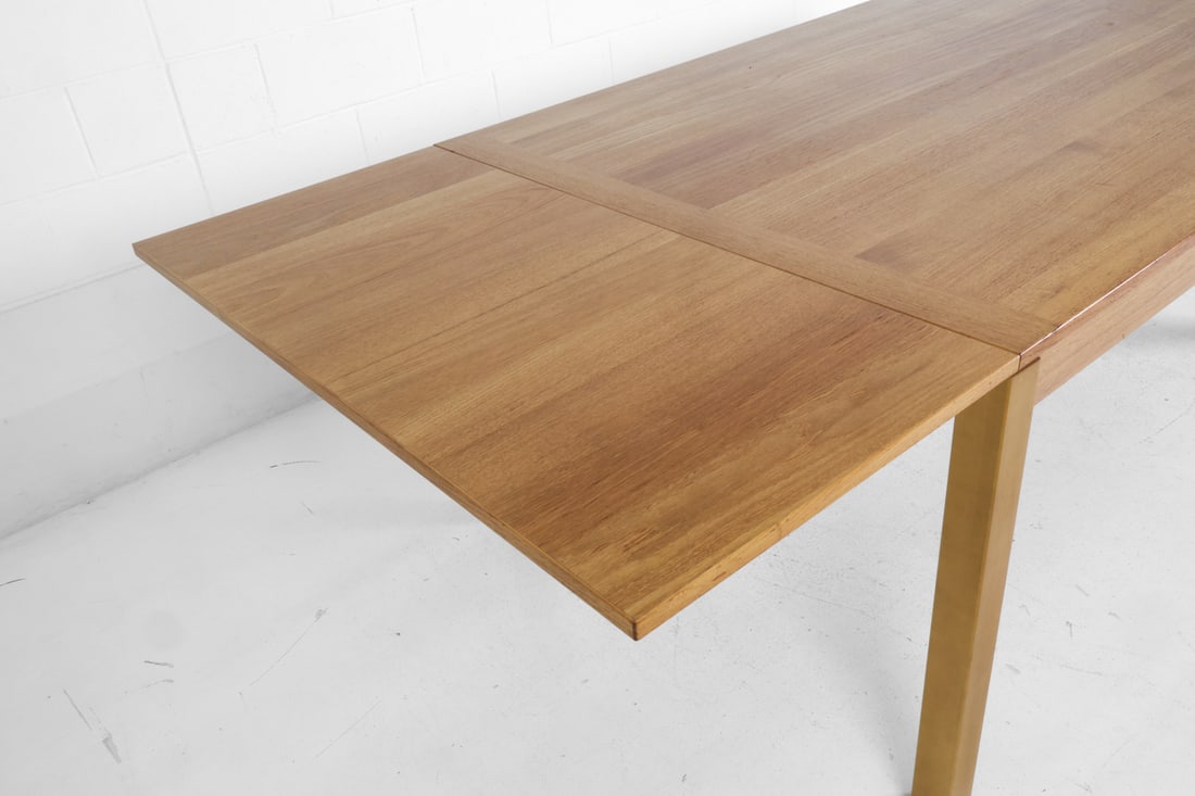 ANSAGER DANISH OAK EXTENDING DINING TABLE - 11