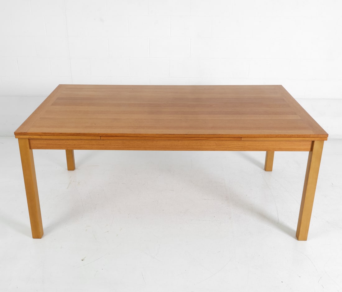 ANSAGER DANISH OAK EXTENDING DINING TABLE - 13