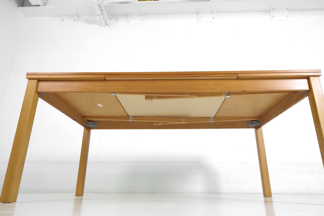ANSAGER DANISH OAK EXTENDING DINING TABLE - 15