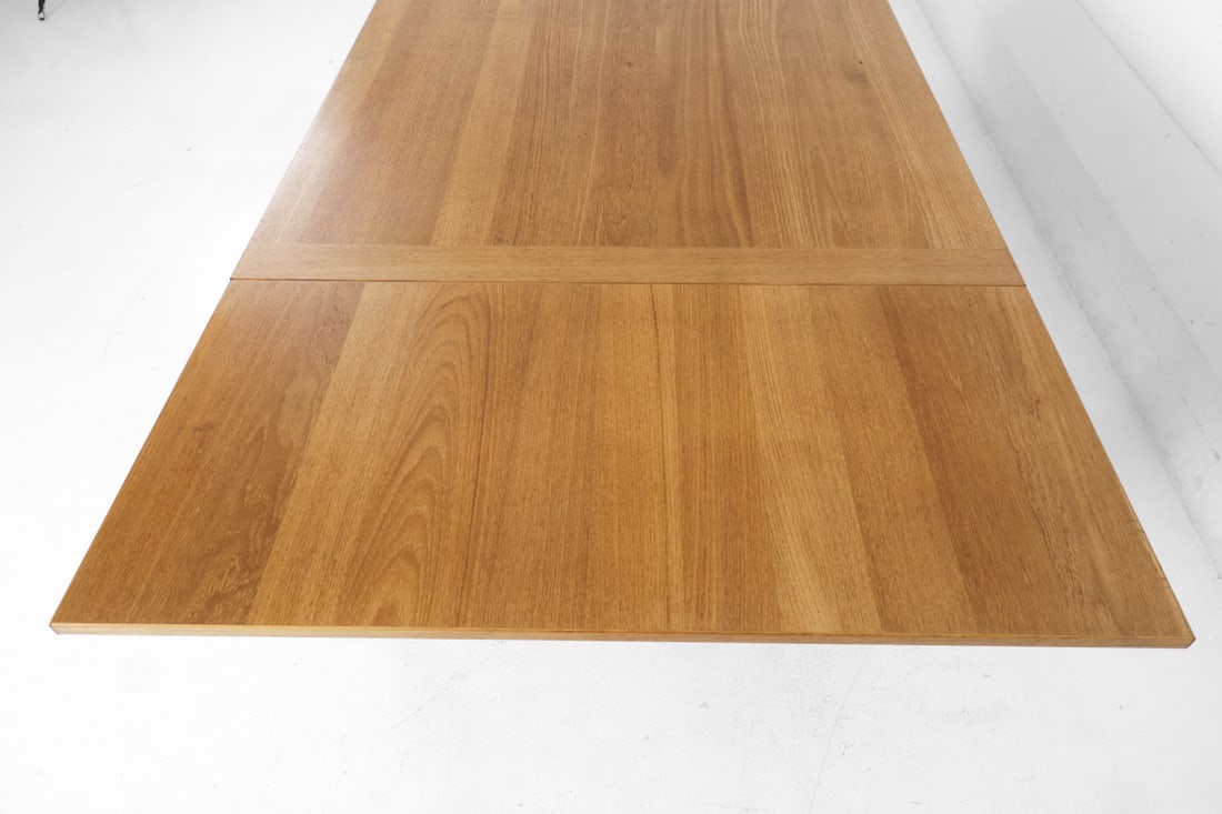 ANSAGER DANISH OAK EXTENDING DINING TABLE - 8