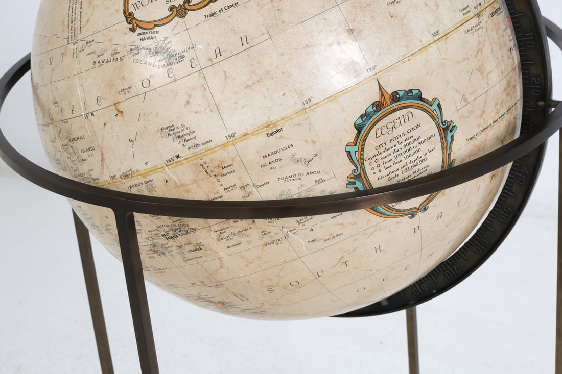 MCCOBB STYLE REPLOGLE ORBITING GLOBE C. 1970S - 14