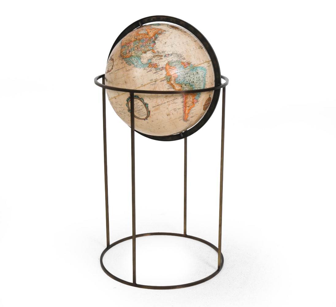 MCCOBB STYLE REPLOGLE ORBITING GLOBE C. 1970S - 2
