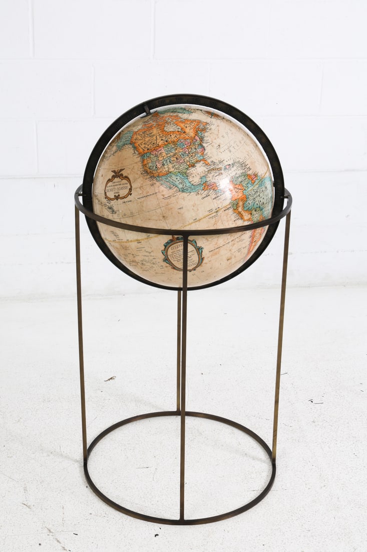 MCCOBB STYLE REPLOGLE ORBITING GLOBE C. 1970S - 3