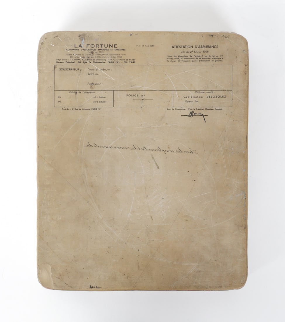 FRENCH PRINTMAKING LITHOGRAPHIC STONE - 10