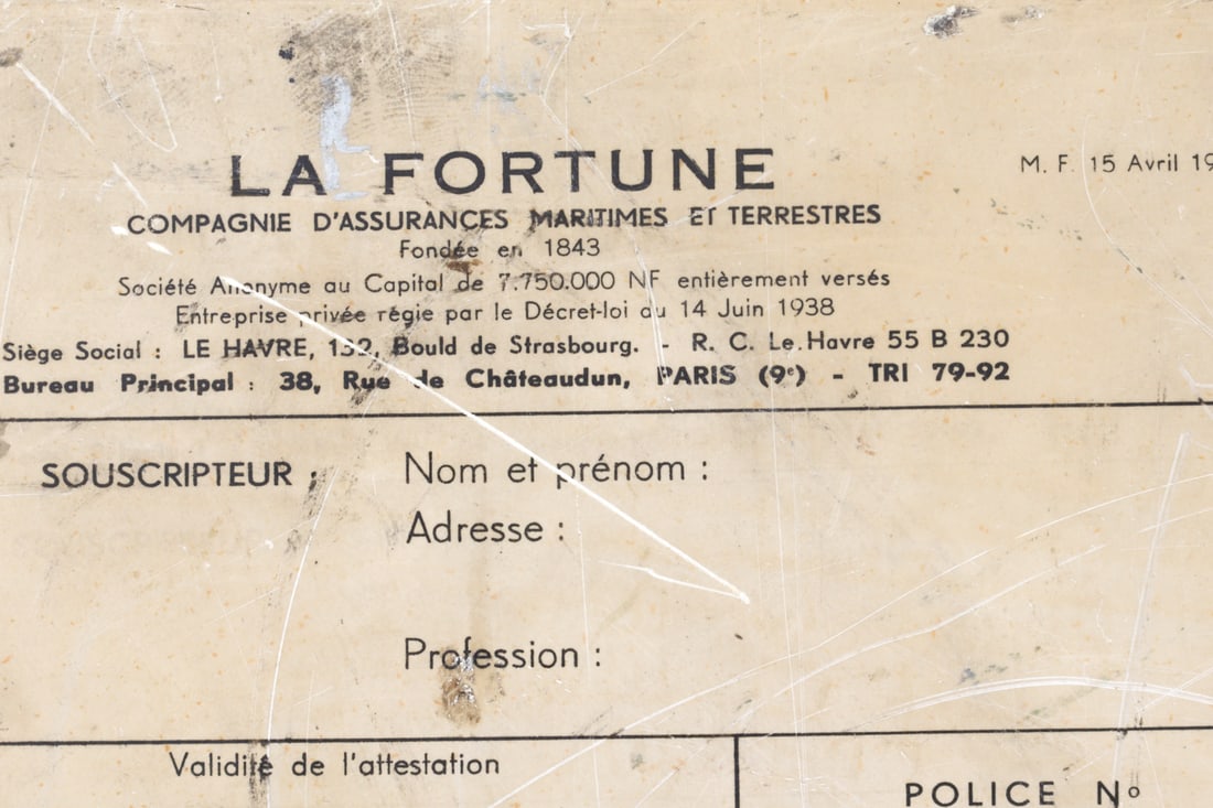 FRENCH PRINTMAKING LITHOGRAPHIC STONE - 11