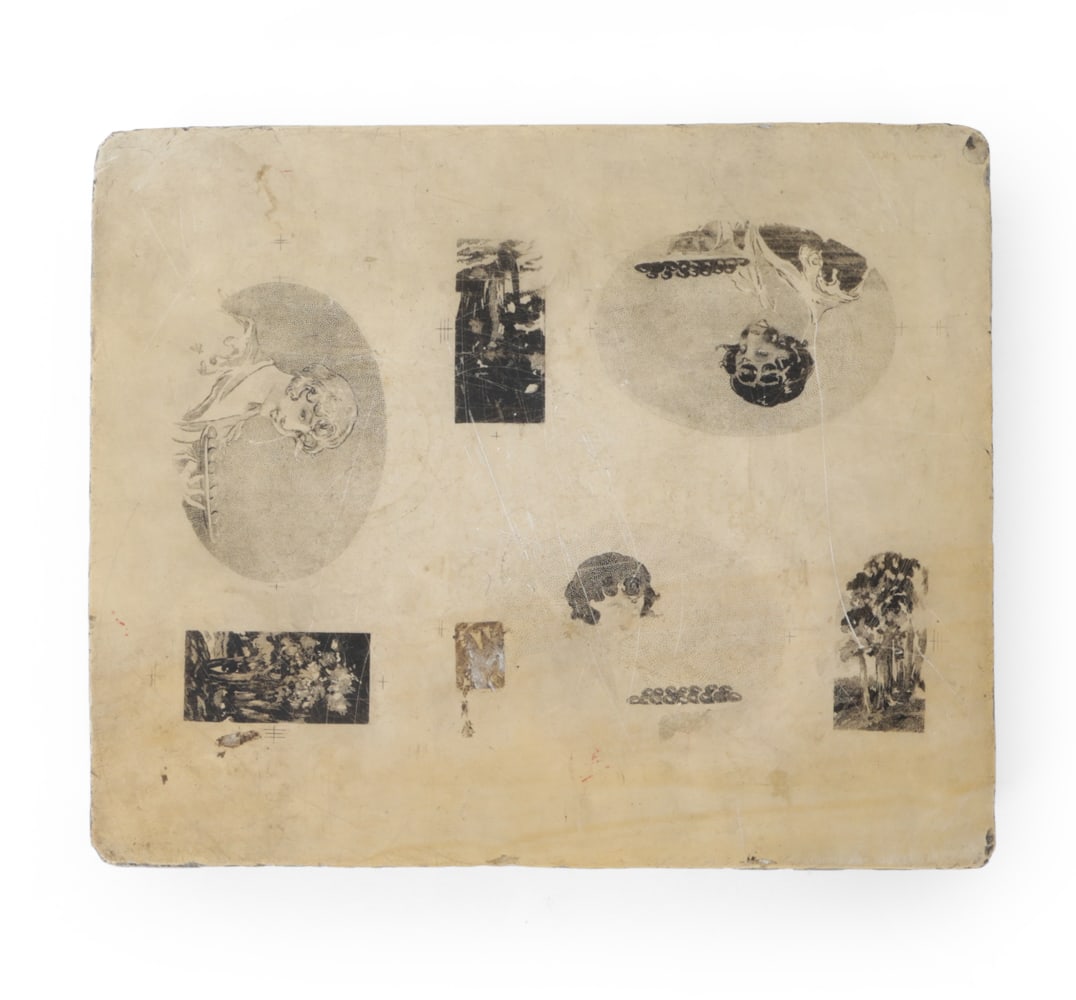 FRENCH PRINTMAKING LITHOGRAPHIC STONE - 2