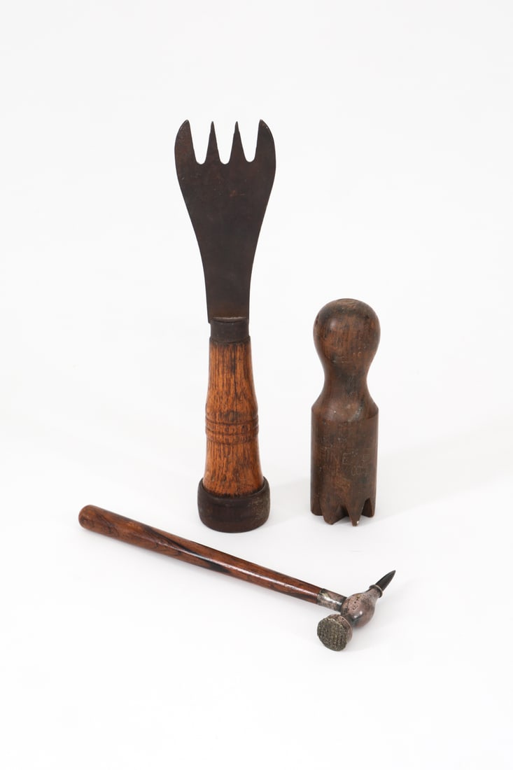 ANTIQUE ARTISAN & KITCHEN TOOLS GROUPING - 2