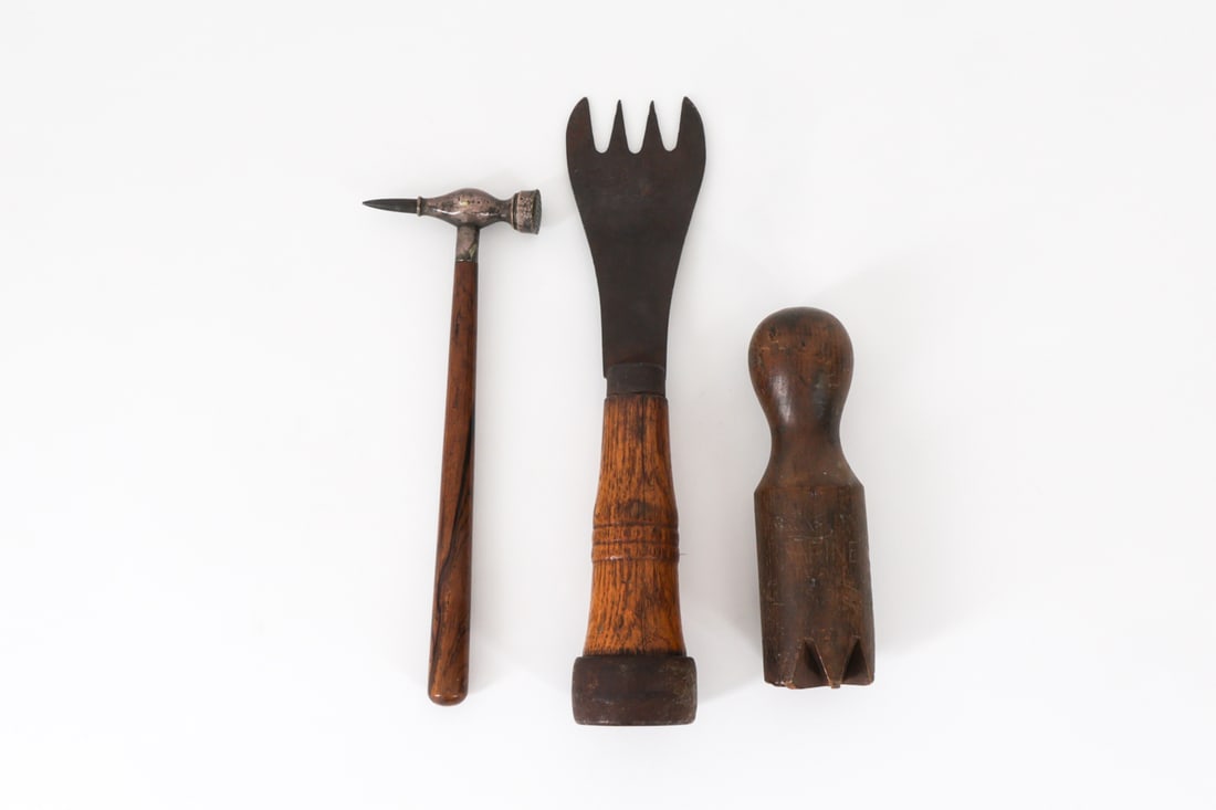 ANTIQUE ARTISAN & KITCHEN TOOLS GROUPING - 7