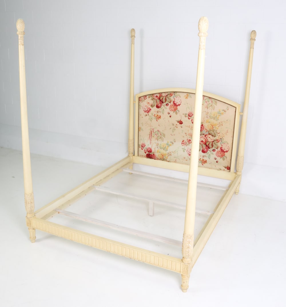 VINTAGE QUEEN SIZE FOUR POSTER BED FRAME (1 of 18)
