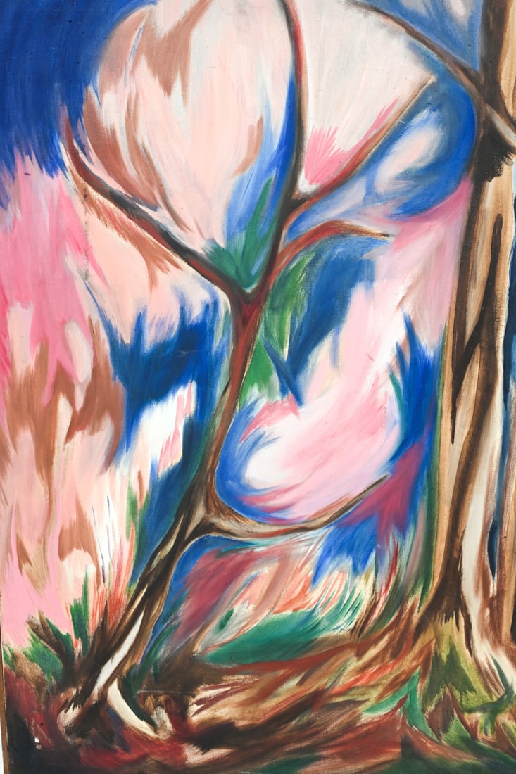 EXPRESSIONIST ABSTRACT LANDSCAPE PAINTING A/C - 2
