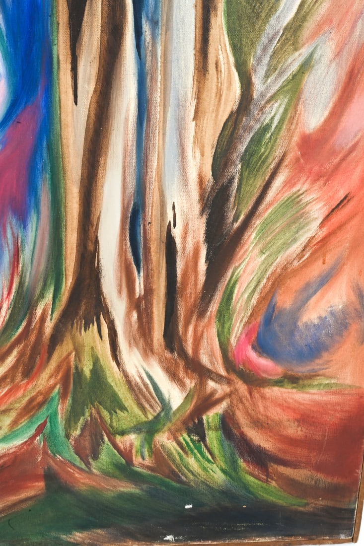 EXPRESSIONIST ABSTRACT LANDSCAPE PAINTING A/C - 3