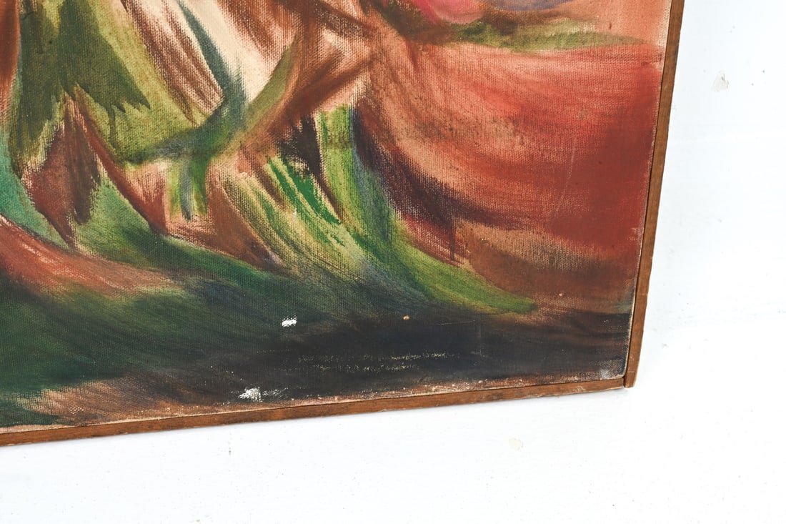 EXPRESSIONIST ABSTRACT LANDSCAPE PAINTING A/C - 4