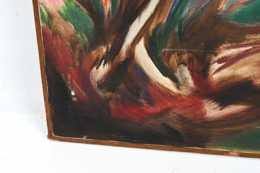 EXPRESSIONIST ABSTRACT LANDSCAPE PAINTING A/C - 5