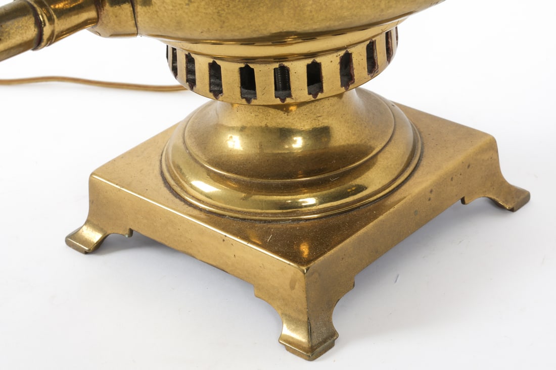 RUSSIAN BRASS SAMOVAR TABLE LAMP - 10