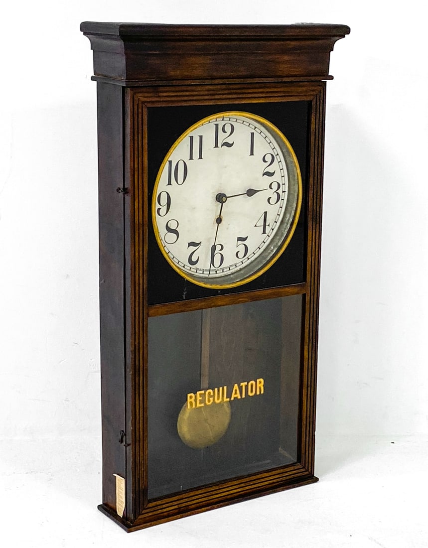 SESSIONS CLOCK CO. REGULATOR WALL CLOCK - 2
