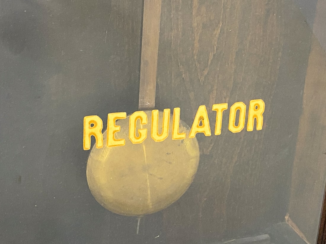 SESSIONS CLOCK CO. REGULATOR WALL CLOCK - 5