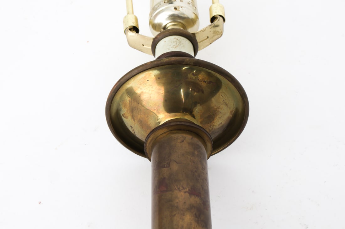 CONTEMPORARY BRASS TABLE LAMP - 13