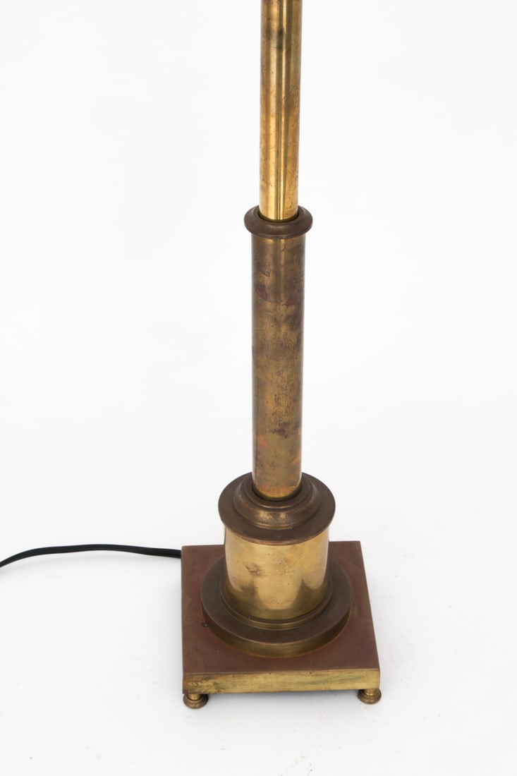 CONTEMPORARY BRASS TABLE LAMP - 8