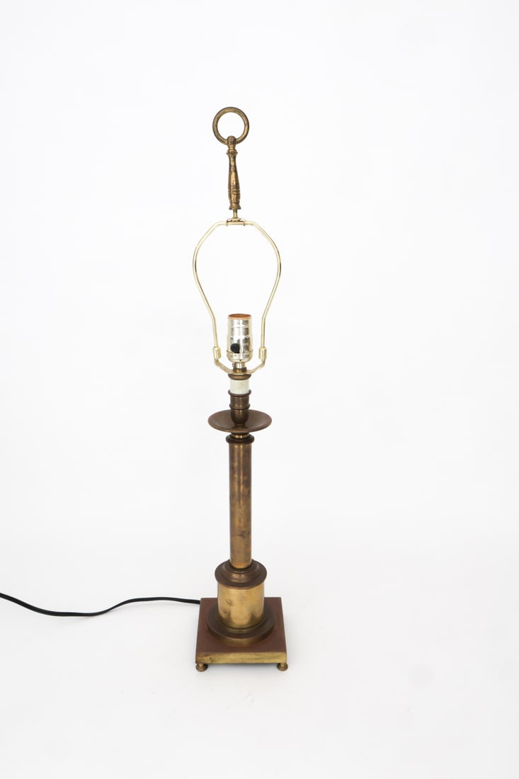 CONTEMPORARY BRASS TABLE LAMP - 9