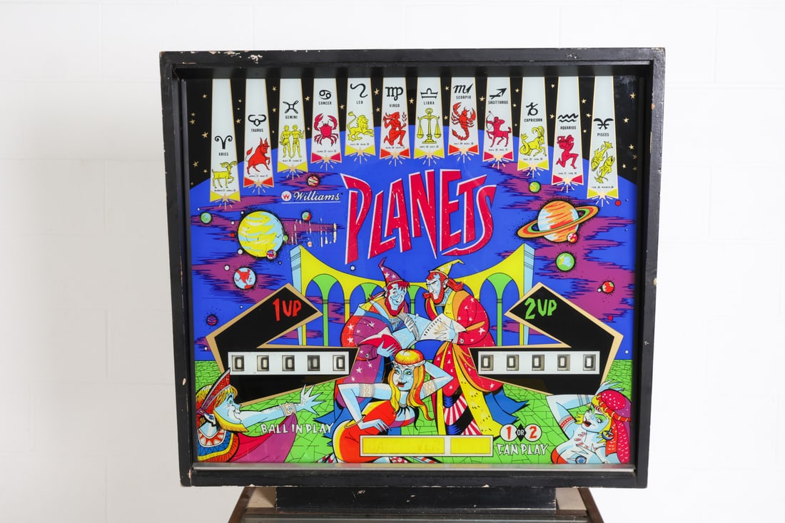 WILLIAMS "PLANETS" PINBALL MACHINE - 6