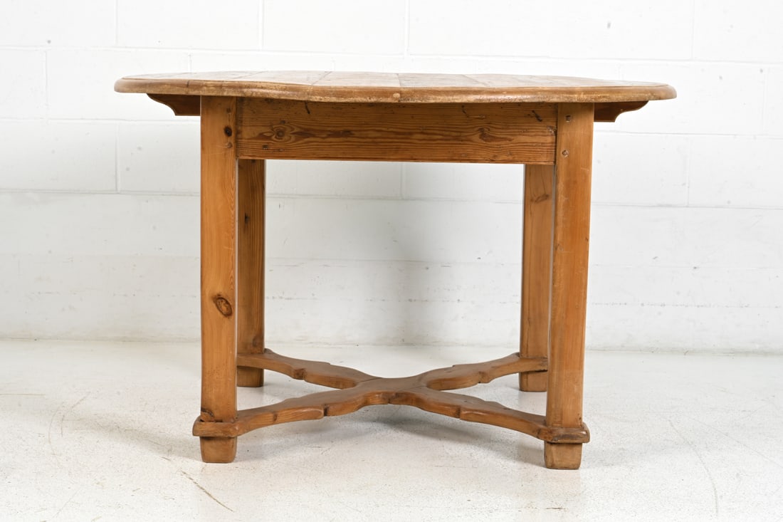 RUSTIC PINE BREAKFAST OR SIDE TABLE - 5