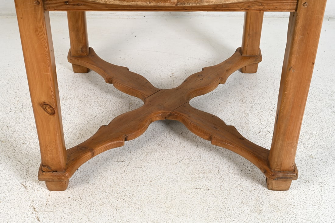 RUSTIC PINE BREAKFAST OR SIDE TABLE - 6