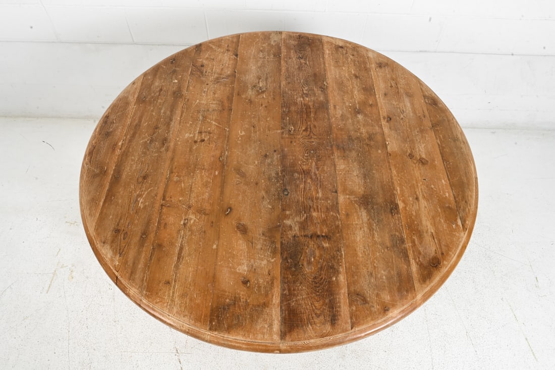 RUSTIC PINE BREAKFAST OR SIDE TABLE - 7