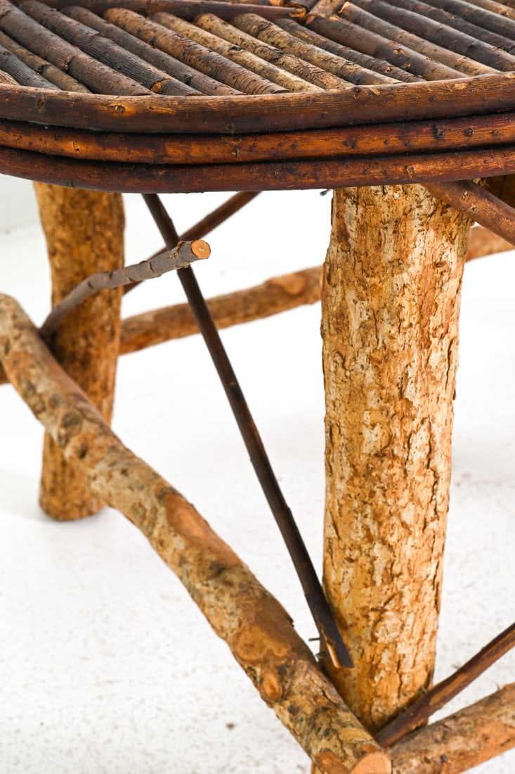 RUSTIC WILLOW & TWIG COFFEE TABLE - 10