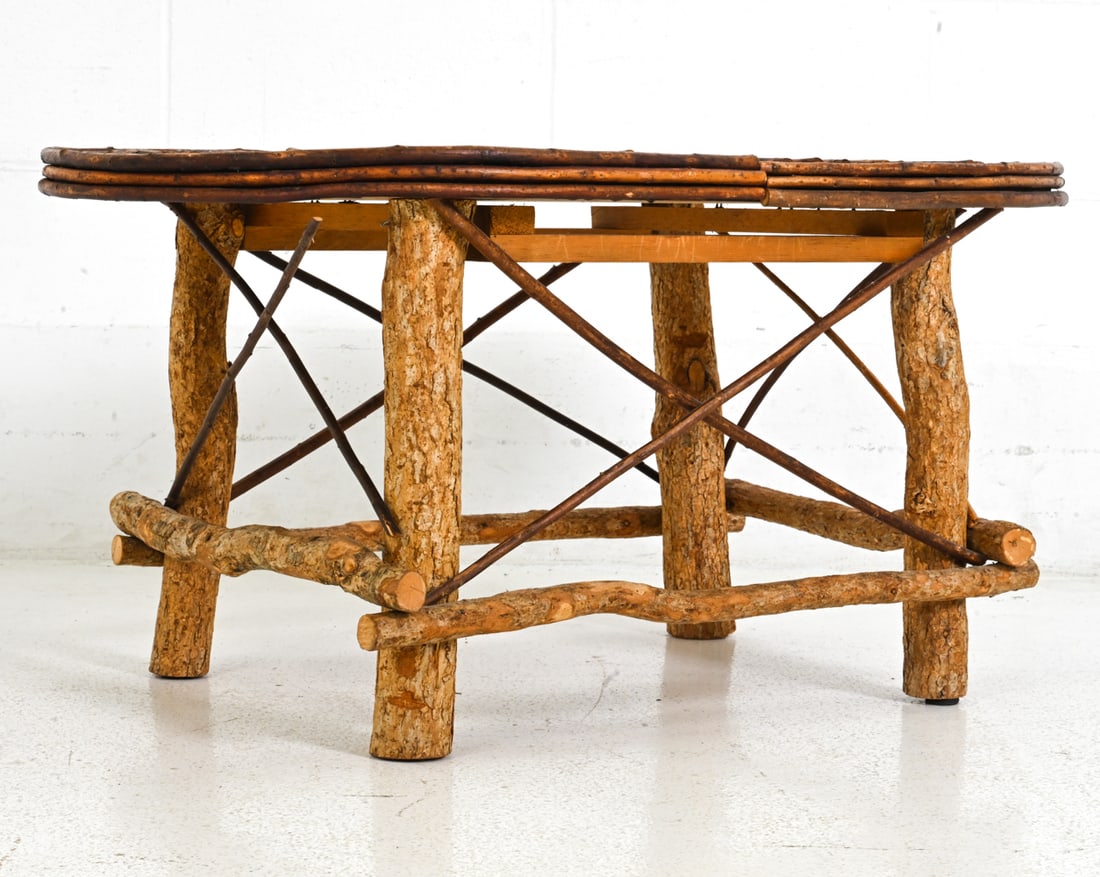 RUSTIC WILLOW & TWIG COFFEE TABLE - 3