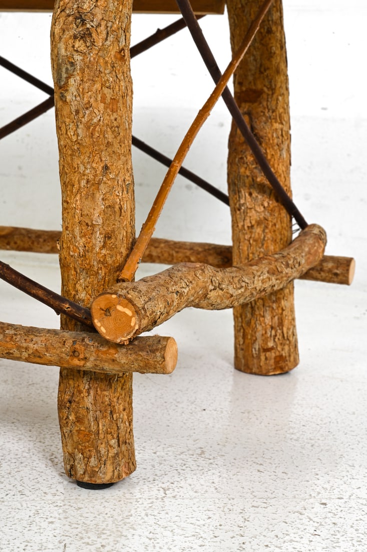 RUSTIC WILLOW & TWIG COFFEE TABLE - 5