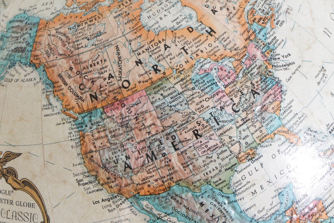MCCOBB STYLE REPLOGLE ORBITING GLOBE - 7
