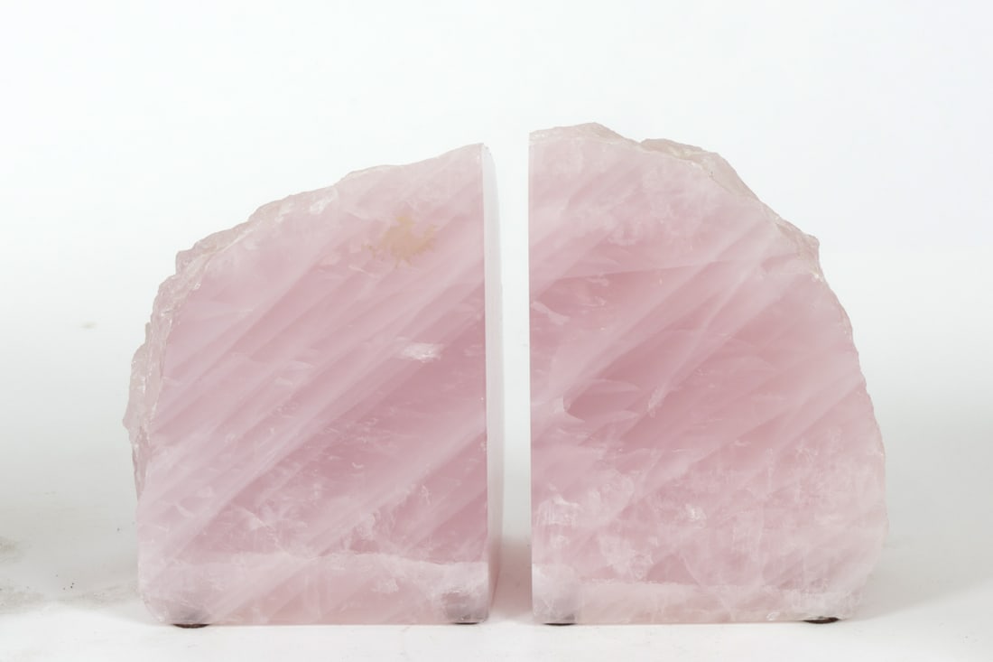 POLISHED GEODE BOOKENDS GROUPING - 4