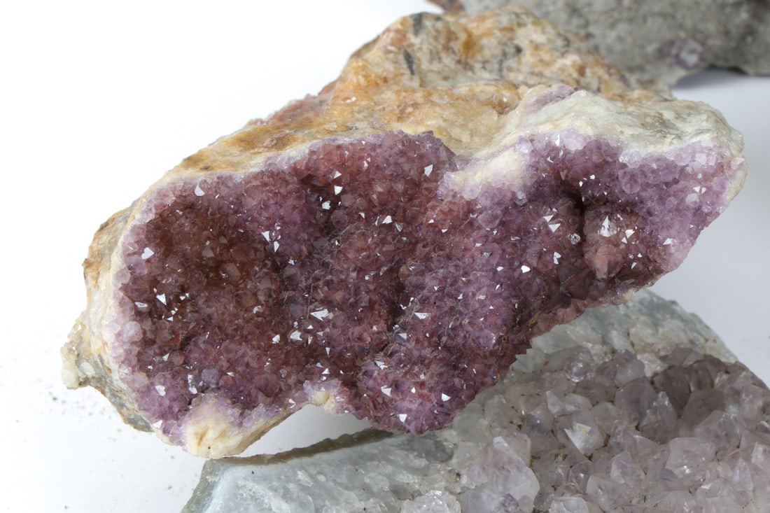 RAW AMETHYST CLUSTERS GROUPING - 5