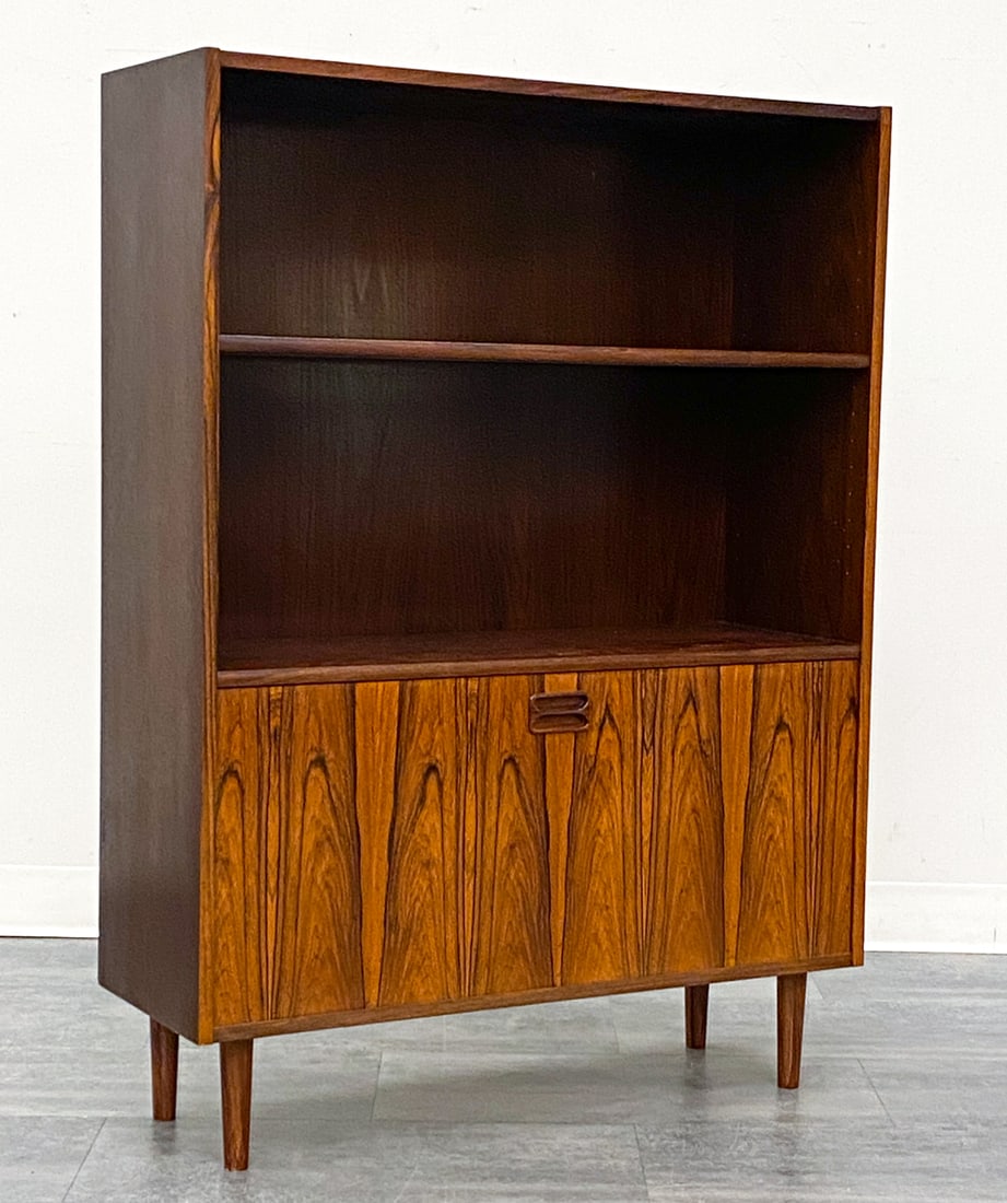 STYLE OF BROUER DANISH ROSEWOOD BOOKCASE C. 1960S (1 of 14)