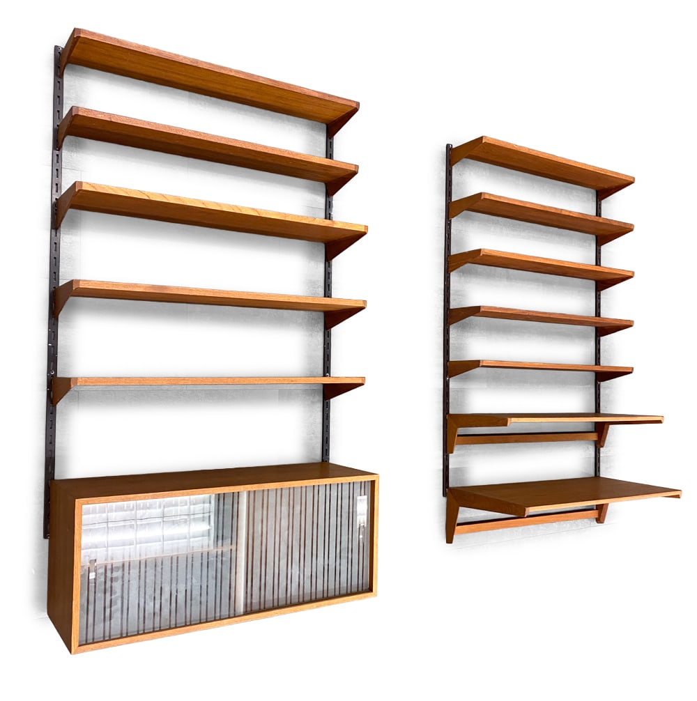 KAI KRISTIANSEN FOR FM DANISH TEAK WALL UNIT 1960S (1 of 16)