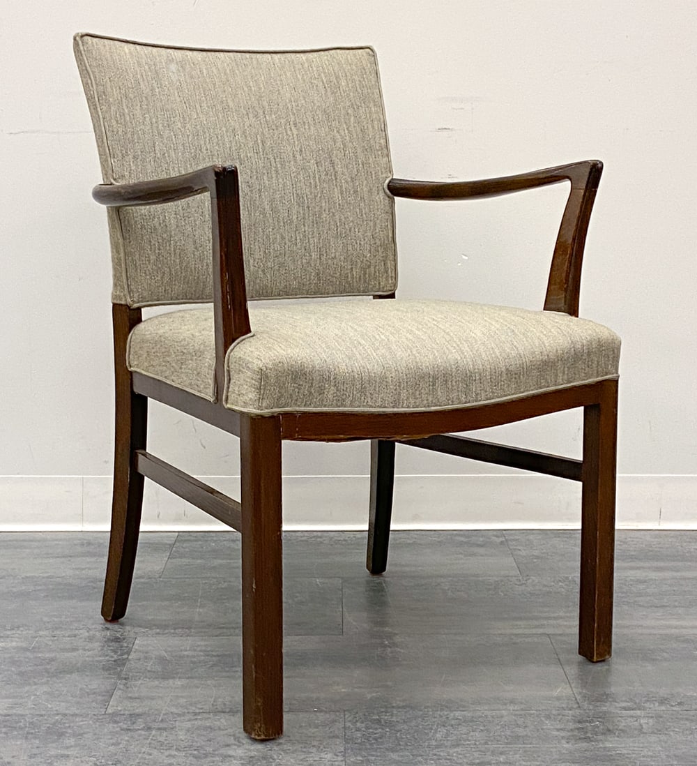 STYLE OF OLE WANSCHER DANISH ARMCHAIR C. 1940S (1 of 13)