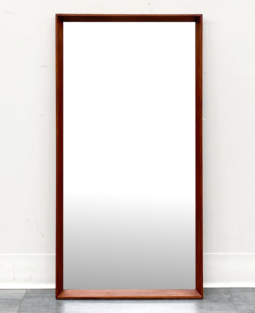 SCANDINAVIAN TEAK WALL MIRROR C. 1960S (1 of 1)