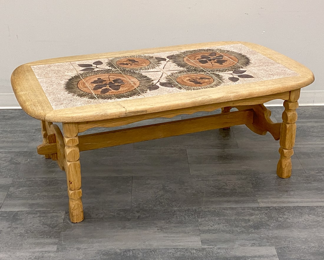 HENNING KJAERNULF DANISH OAK & TILE COFFEE TABLE (1 of 15)