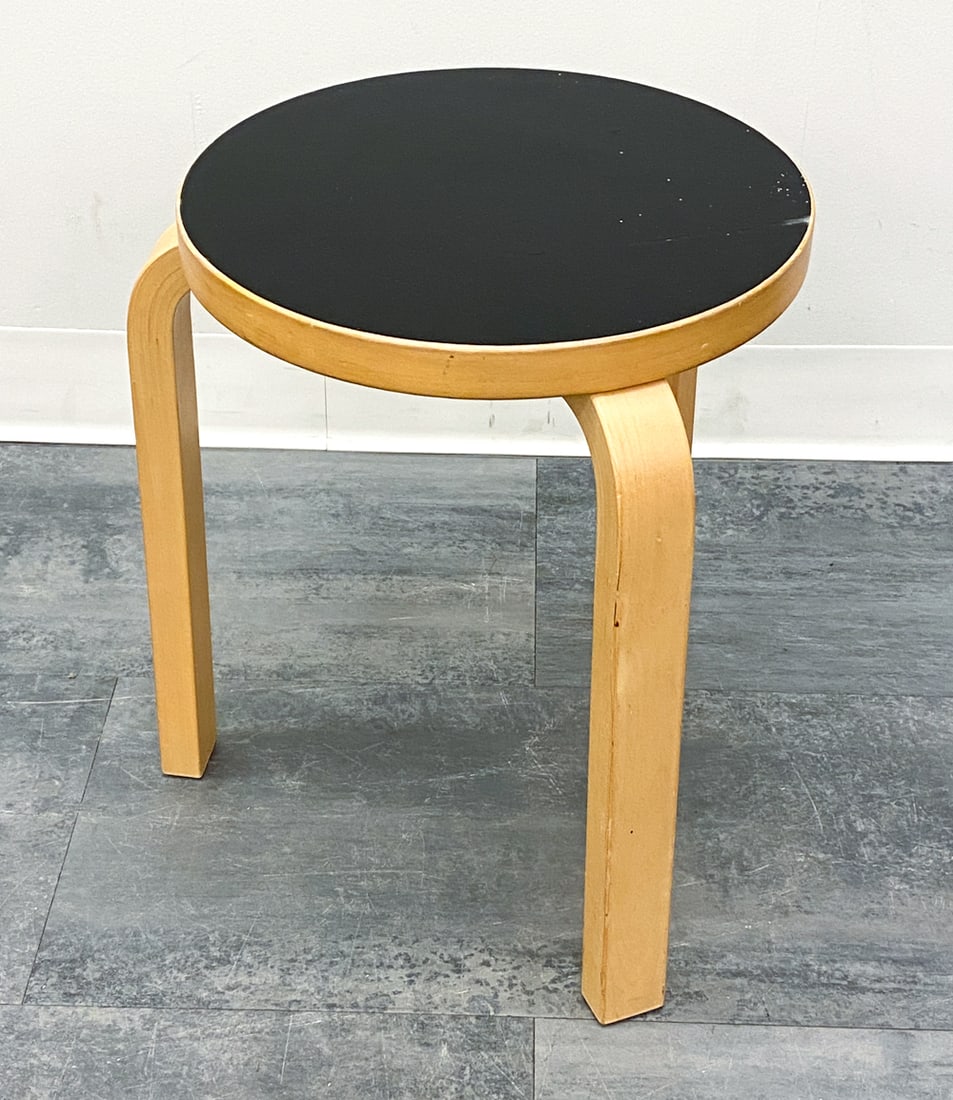 ALVAR AALTO FOR ARTEK MODEL 60 STOOL C. 1960S (1 of 11)