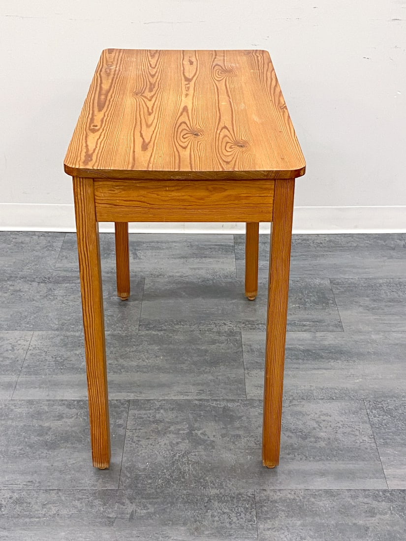 SWEDISH PINE SIDE TABLE C. 1960S - 11