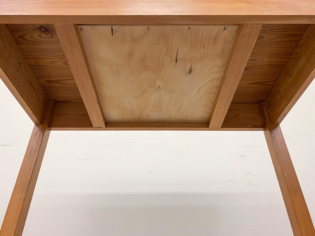 SWEDISH PINE SIDE TABLE C. 1960S - 12