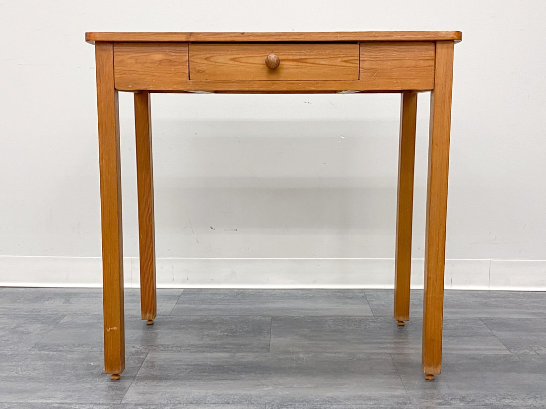 SWEDISH PINE SIDE TABLE C. 1960S - 5